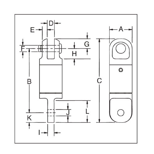 Destorcedor con cojinete de contacto angular AS-3