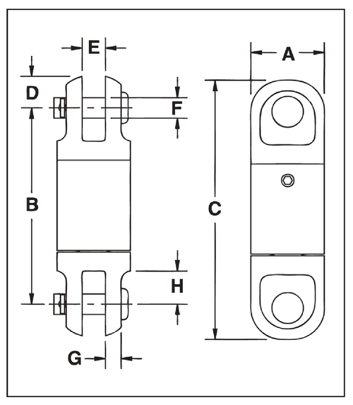 Destorcedor con cojinete de contacto angular AS-2