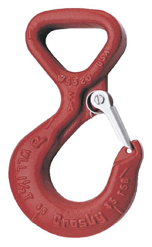 Gancho para eslinga de banda plana con seguro WSL-230A