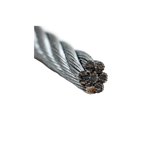 Cable Construcción 6x26 WS Galvanizado Tipo Barracuda