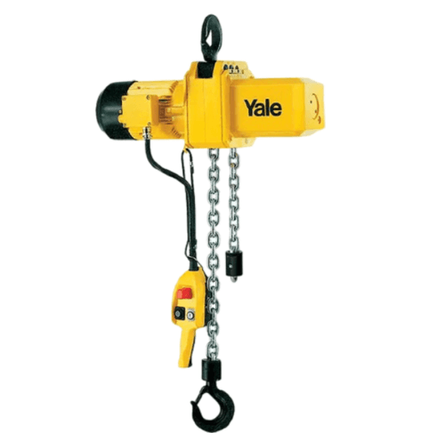 Polipasto eléctrico c/trole elec. vte con contedor de cadena CPE