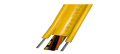 Botonera colgante con prensacables externo, 16 AWG