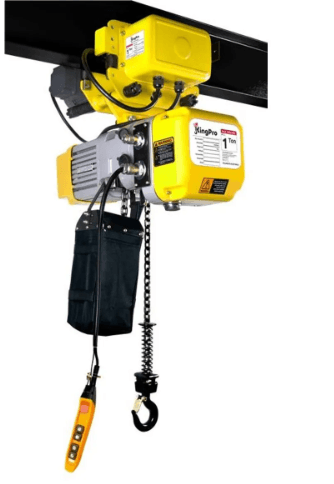 Polipasto eléctrico KINGPRO con trole eléctrico.